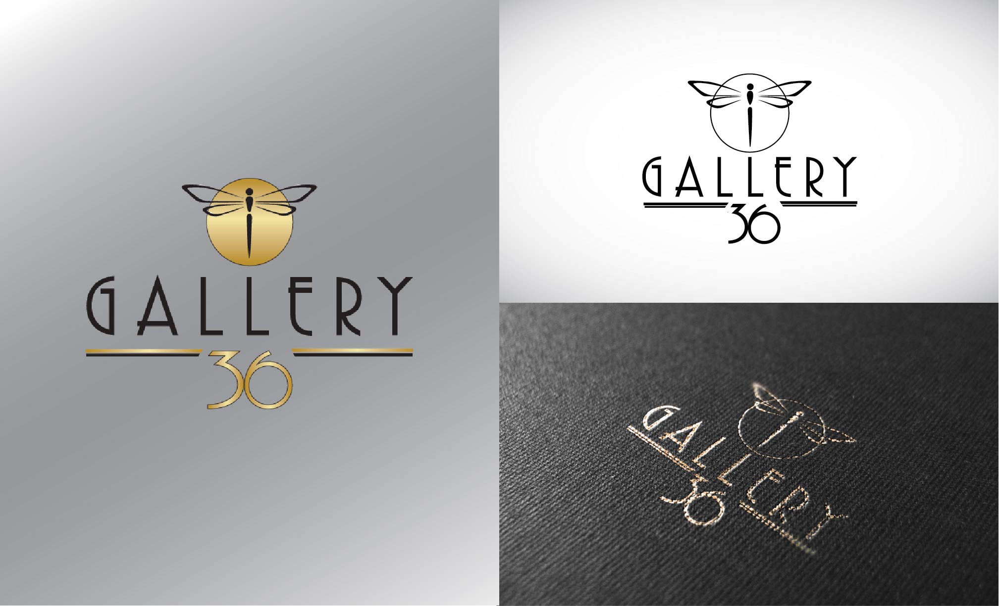 Gallery 36 branding with modern artistic theme – Liveli Design Palm Bay