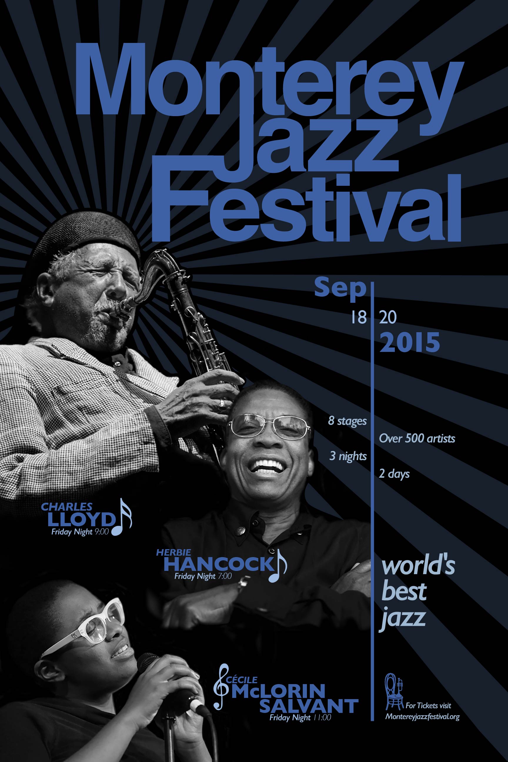 Monterey Jazz Festival promotional poster – Liveli Design Palm Bay