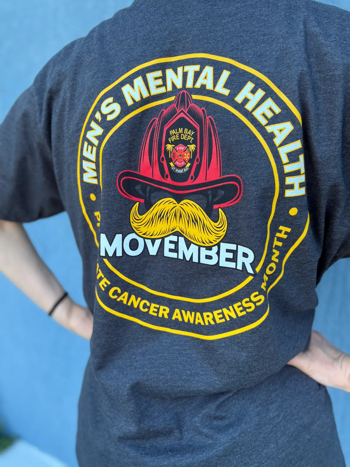 Custom printed apparel example